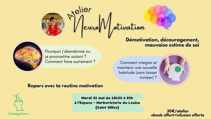 Stages,cours Atelier NeuroMotivation