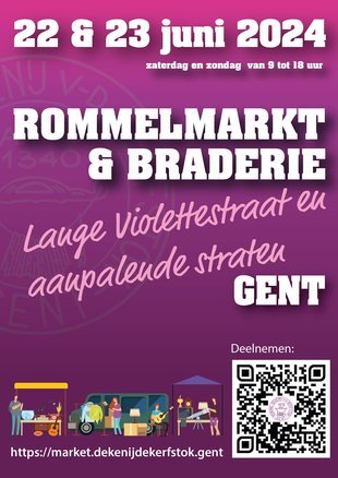  March puces foire Lange Violettestraat