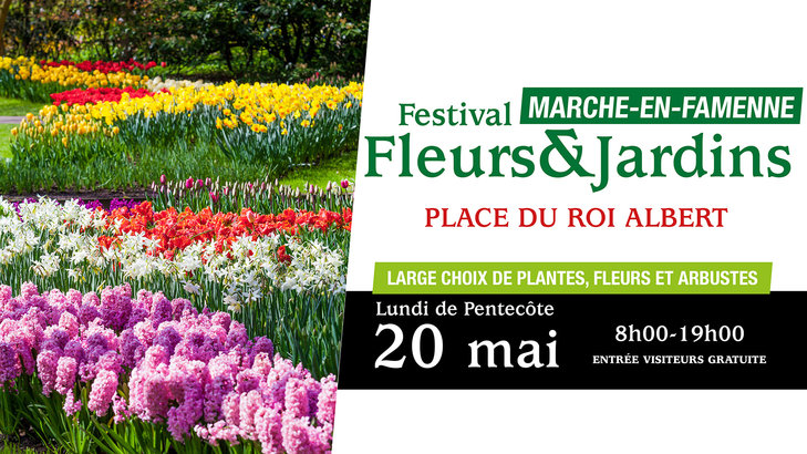 Loisirs Festival  Fleurs Jardins Marche-en- Famenne