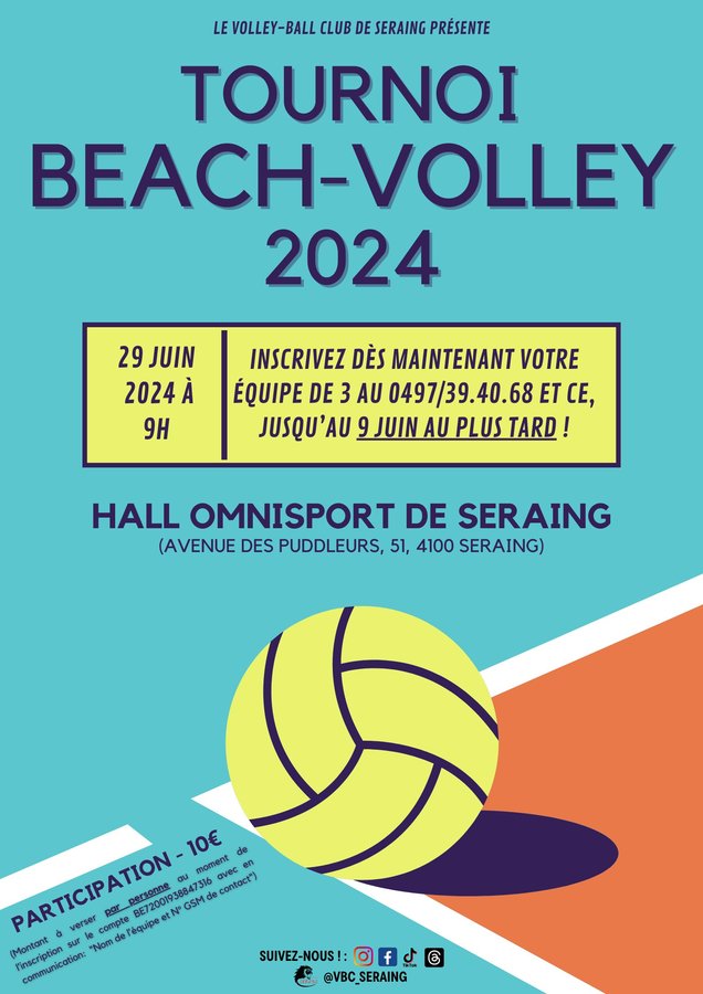 Loisirs Tournoi Beach-Volley