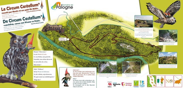 Loisirs Parcours pédestre : Circum castellum - domaine Palogne