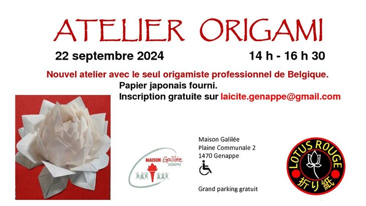 Stages,cours Atelier pliage papier traditionnel - Origami