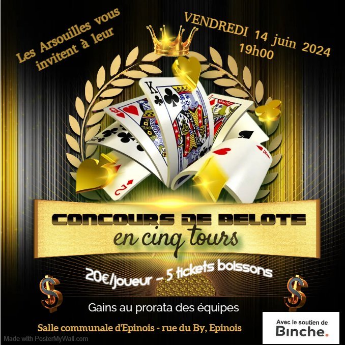 Loisirs Concours belote Arsouilles