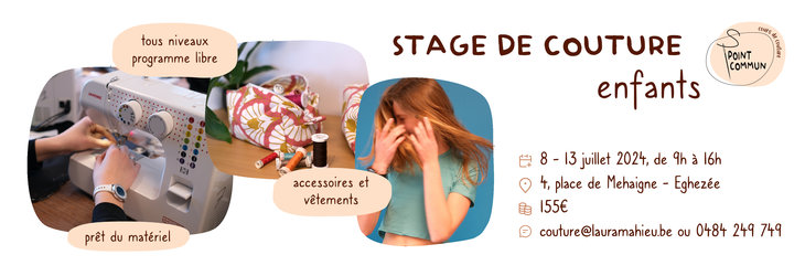 Stages,cours Stage couture