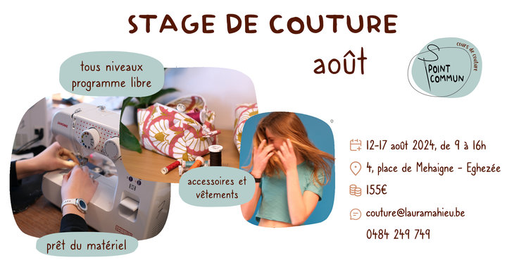 Stages,cours Stage couture