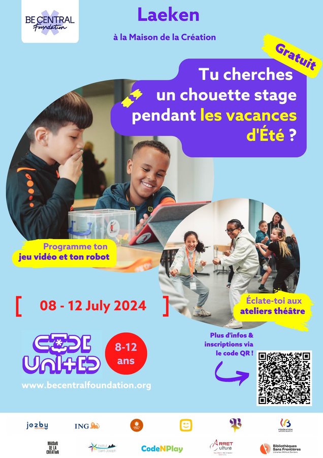 Stages,cours Code United - Stage Gratuit Bruxelles