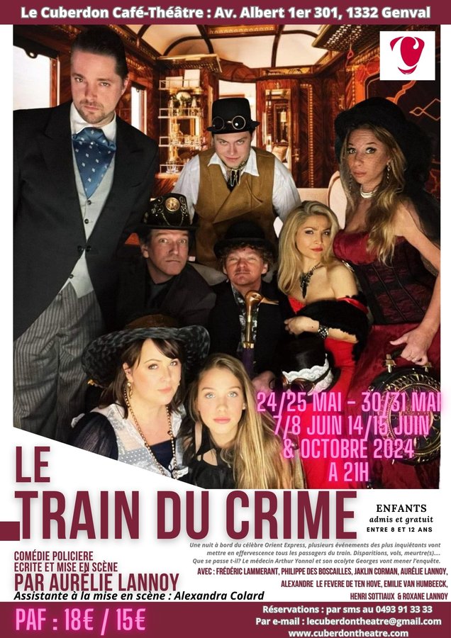 Spectacles Thtre Train Crime  d Aurlie Lannoy