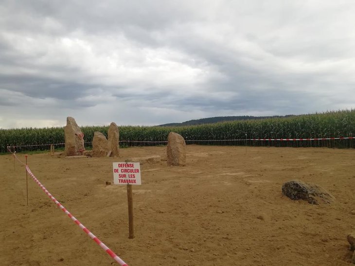 Loisirs Visite guide site mgalithique des fouilles