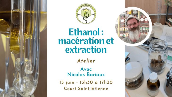 Stages,cours Atelier  Ethanol : macration extraction