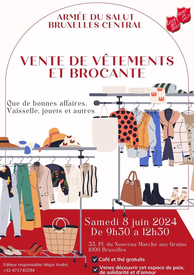  Brocante mensuelle monthly clothes miscellaneous sale