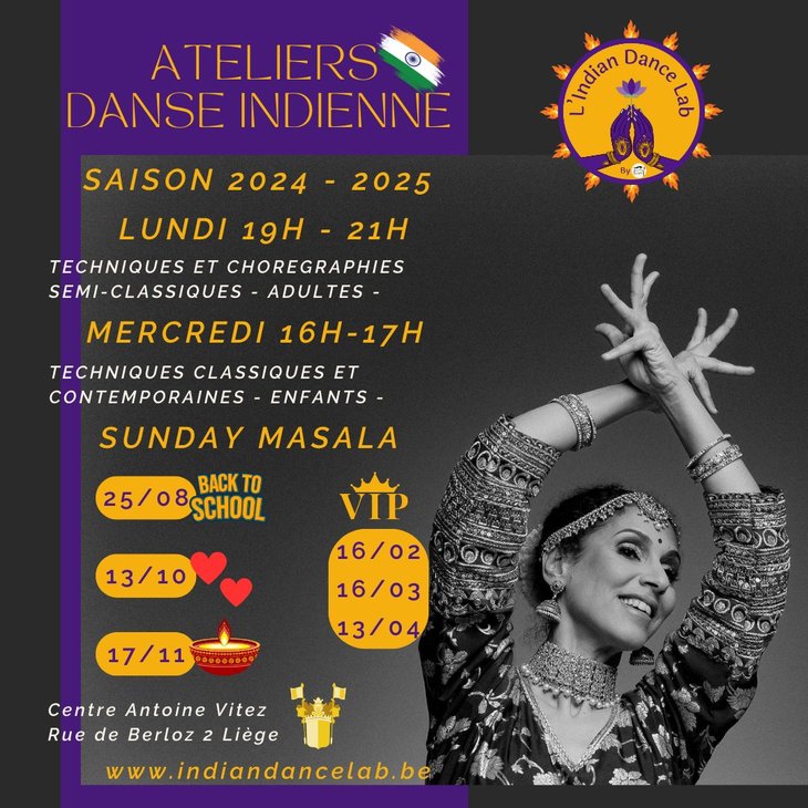 Stages,cours Cours danse indienne pour enfants 