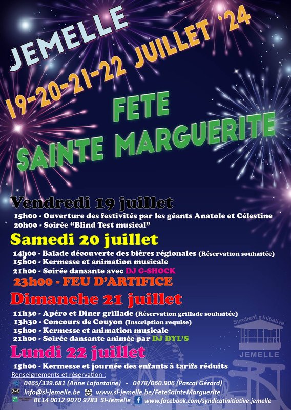 Loisirs Animation,Fête,.. Kermesse SainteMarguerite Jemelle (Namur)