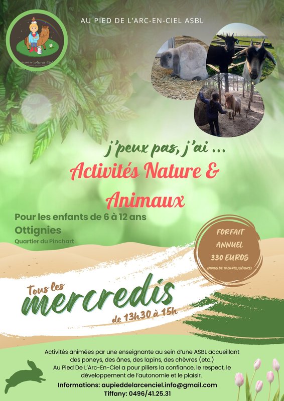 Stages,cours Activité Nature Animaux