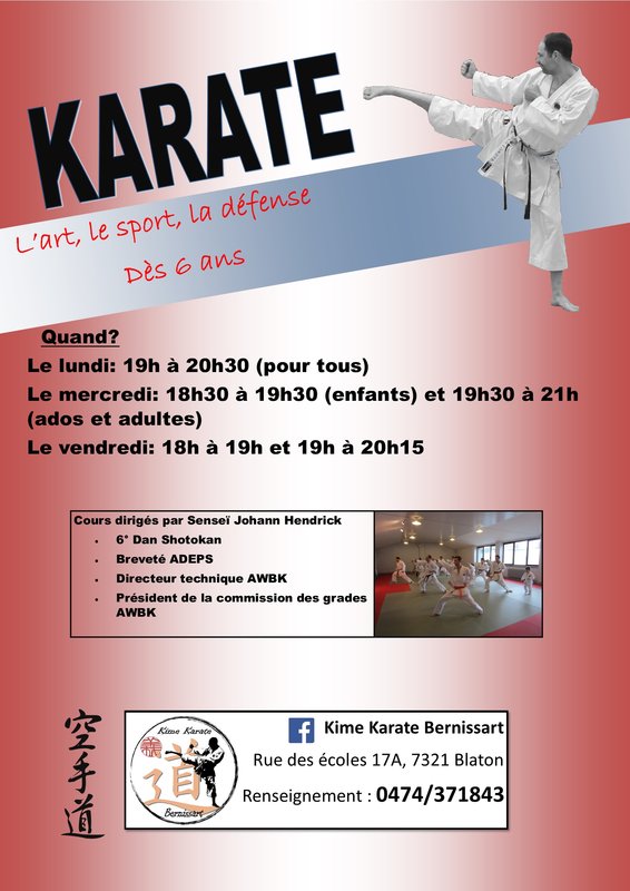 Stages,cours Karaté pour tous