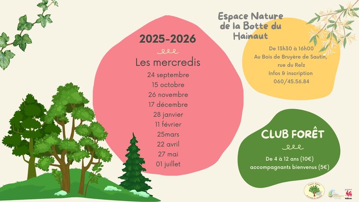 Stages,cours Club Forêt -2026