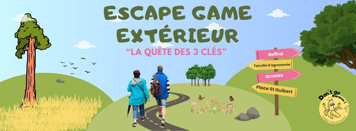 Loisirs Escape game extérieur quête 3 clés 