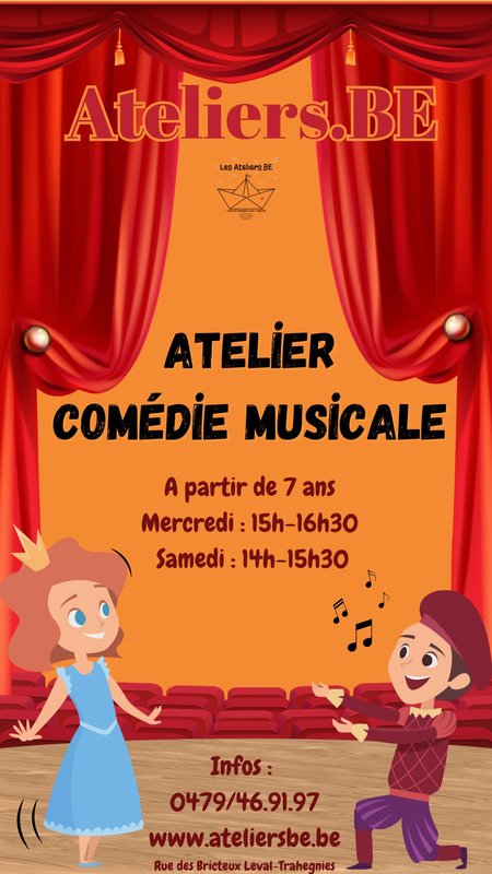 Stages,cours Atelier comédie musicale