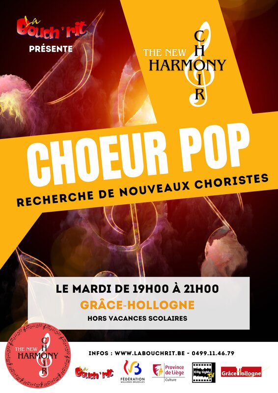 Stages,cours Atelier - Chant Choral Pop