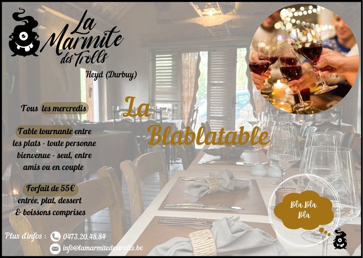 Soirées La Blablatable - soirée table tournante
