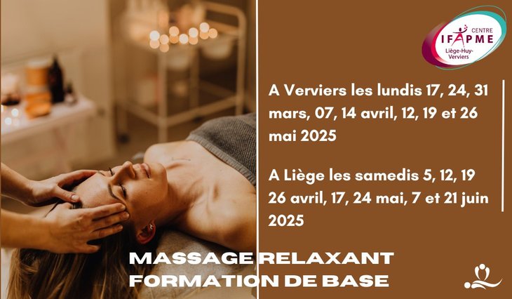 Stages,cours Massage relaxant : formation base
