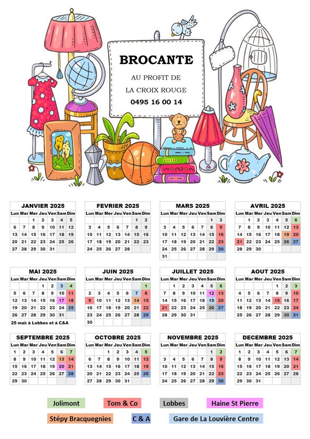  Brocante vide grenier La Louvière