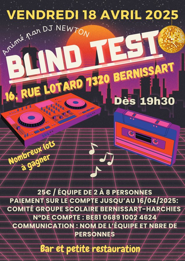 Soires Blind test