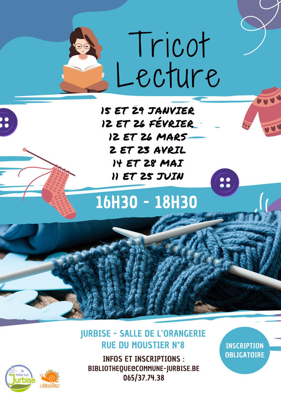 Stages,cours Atelier tricot-lecture