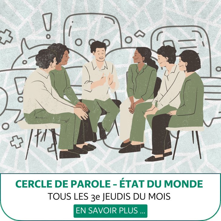 Stages,cours Cercle parole autour nos motions face  l tat monde 🌍
