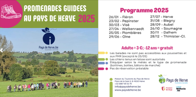 Stages,cours Promenade guidée Pays Herve -