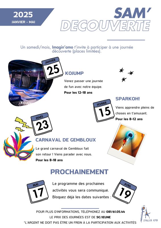 Loisirs Sam Dcouverte