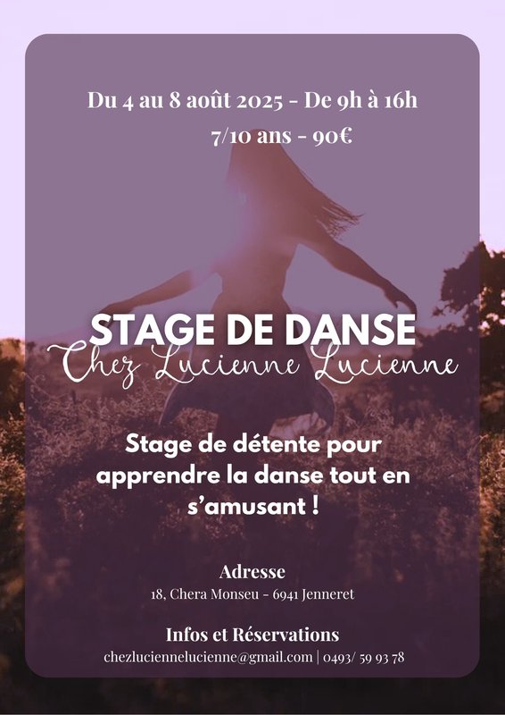 Stages,cours Stage détente