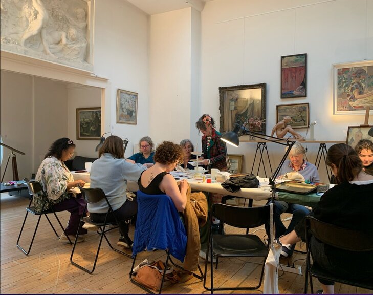Stages,cours Atelier broderie thématique la Maison Cauchie