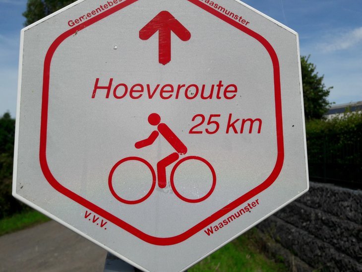 Loisirs Circuit cycliste gratuit Route la ferme