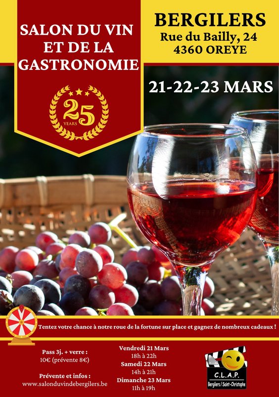 Loisirs Salon Vin de Gastronomie Bergilers - 25me dition