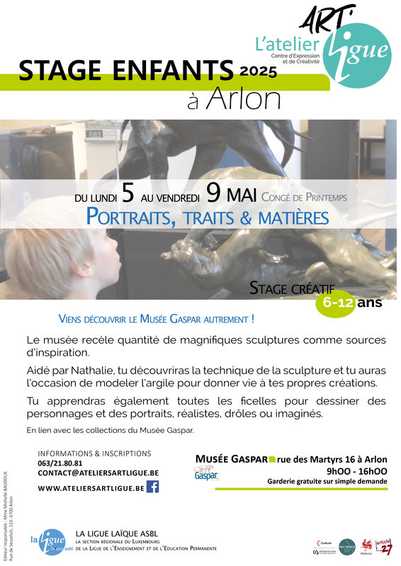 Stages,cours Portraits, traits matires