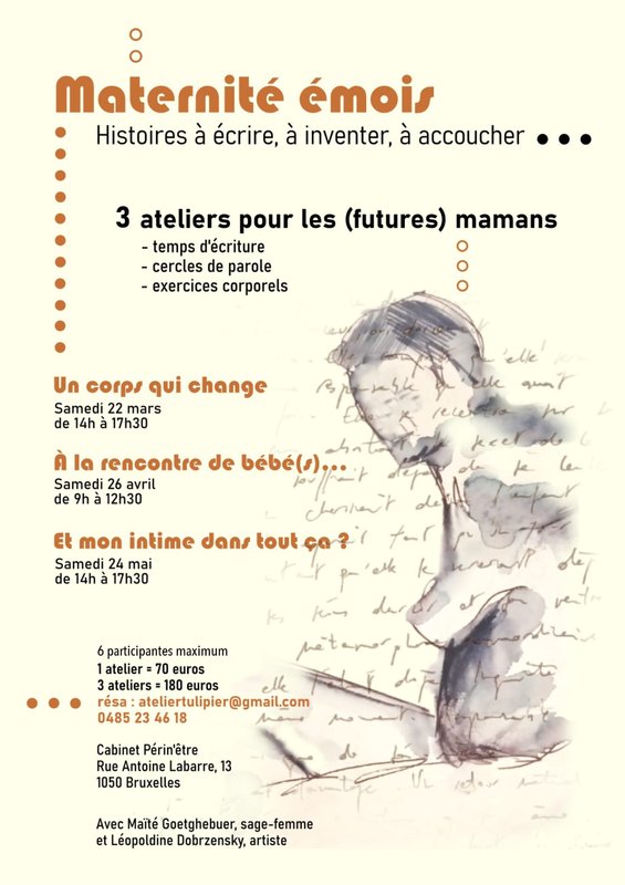 Stages,cours Maternit mois - Ateliers d criture