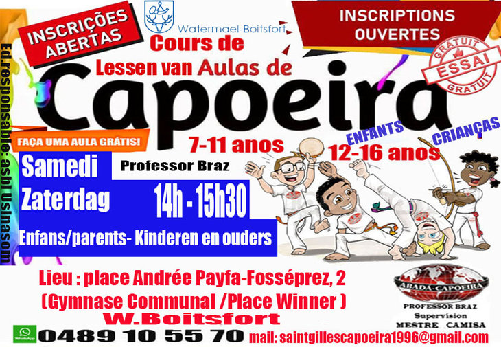 Stages,cours Capoeira pédagogique