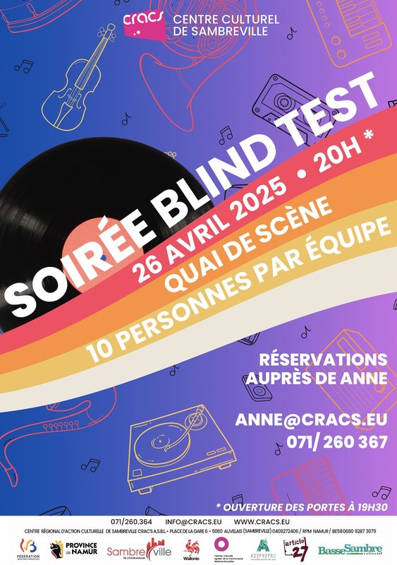 Soires Soire blind test