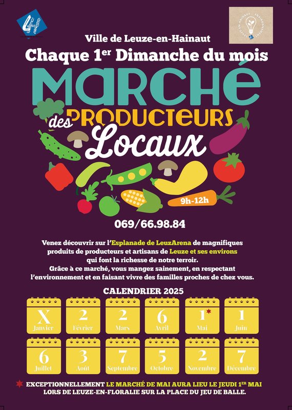 Loisirs Marché producteurs locaux Leuzaréna