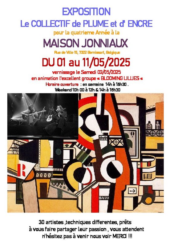 Expositions Exposition pluridisciplinaire 30 artistes