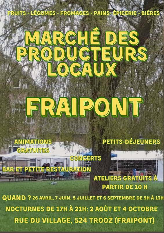 Loisirs Marché producteurs locaux