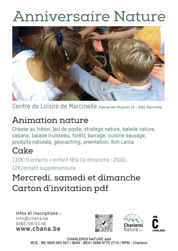 Loisirs Anniversaire nature chez Chana