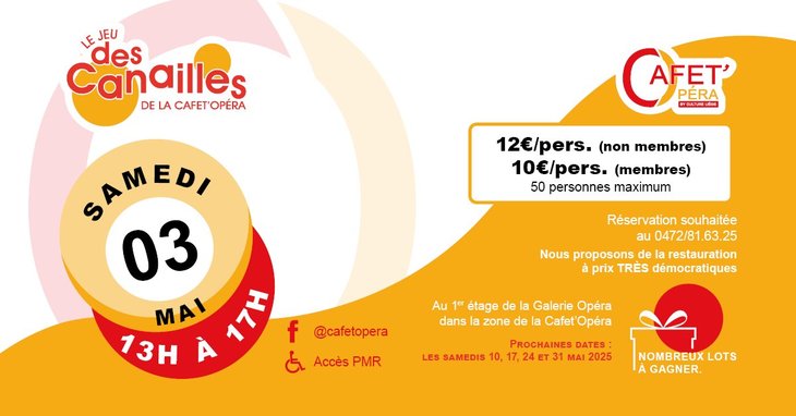 Loisirs Le des Canailles la Cafet Opra
