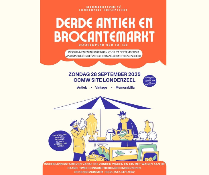  3e Marché d'Antiquités, Brocante de Puces