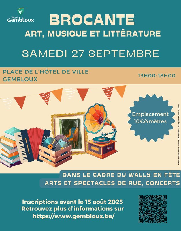  Brocante : Art, littérature, musique