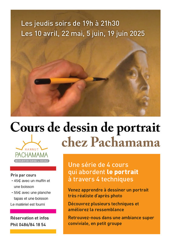 Stages,cours Cours dessin portrait