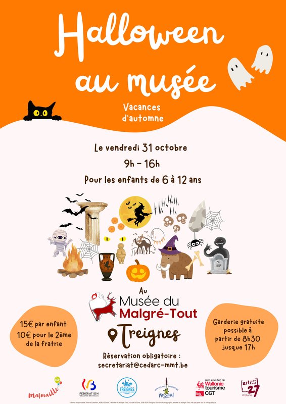 Stages,cours Haloween Musée : stage enfants d un jour