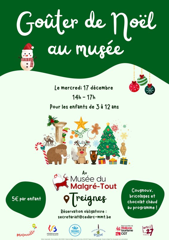 Stages,cours Goûter Noël Musée