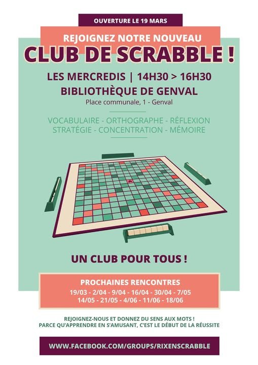 Loisirs Scrabble (duplicate et/ou classique)