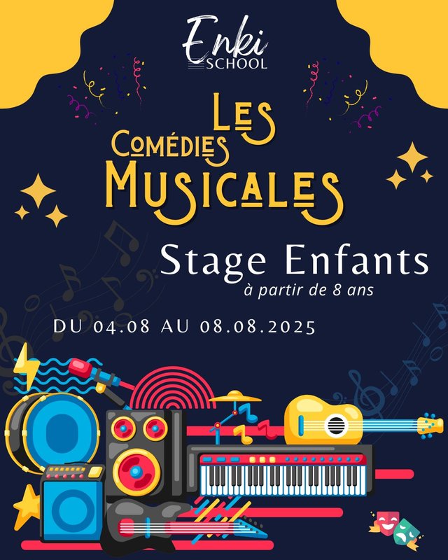 Stages,cours Stage Comédie Musicale pour enfants & jeunes ados